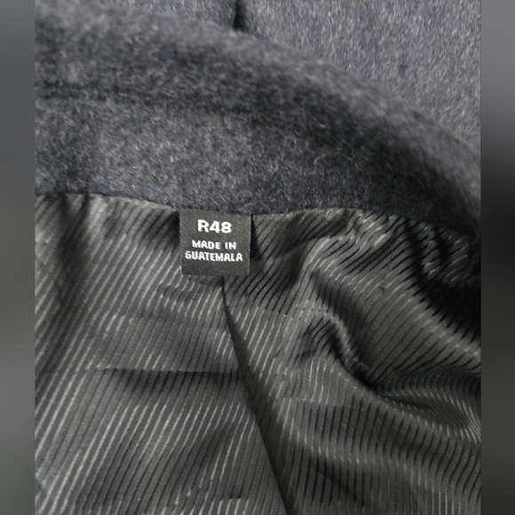 Jos. A. Bank Traditional Fit Charcoal Top Coat - Picture 7 of 7